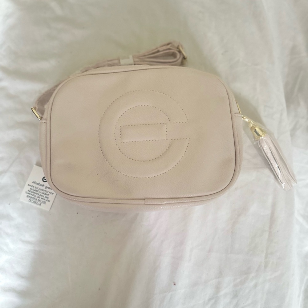 Elegant Cream Crossbody Bag